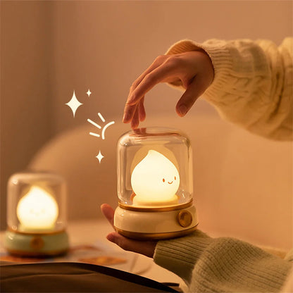 Retro Mini Desktop LED Cute Night Lamp