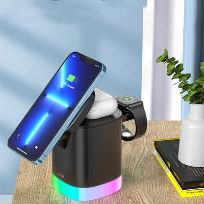 RGB 4 In 1 Magnetic Wireless Fast Charger