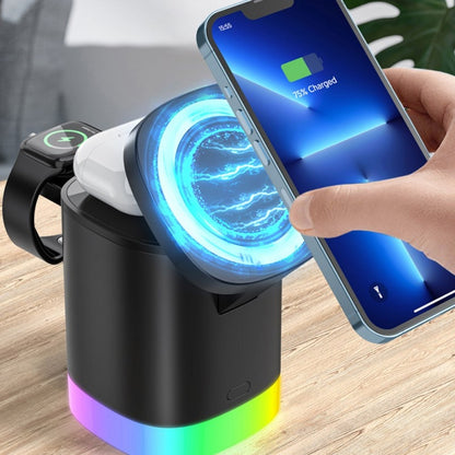 RGB 4 In 1 Magnetic Wireless Fast Charger