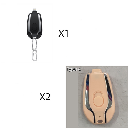 1500mAh Mini Power Emergency Pod Keychain