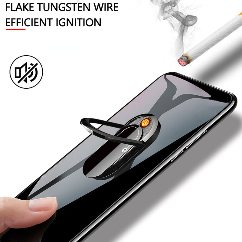 2 In 1 Portable Creative USB Plasma Lighter