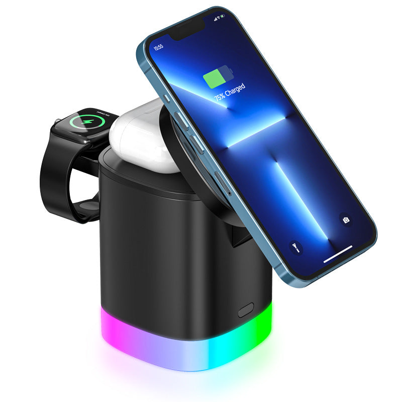 RGB 4 In 1 Magnetic Wireless Fast Charger