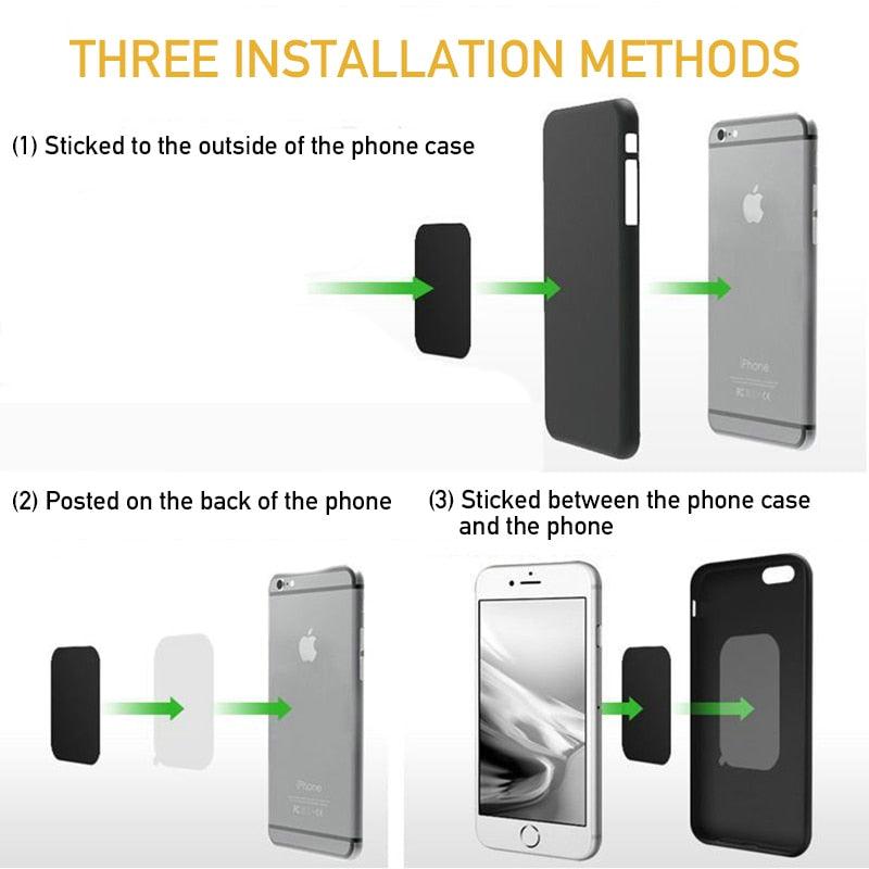 Magnetic Metal Plate For Car Phone Holder - Concept Gadgets