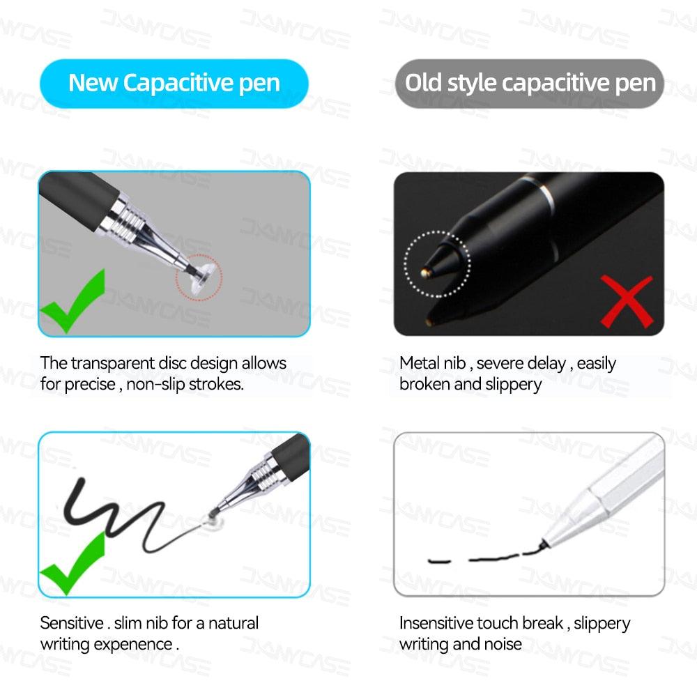 2 in 1 Universal Stylus Pen For Tablet Mobile Android ios Phone iPad - Concept Gadgets