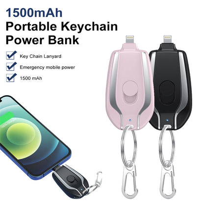 1500mAh Mini Power Emergency Pod Keychain